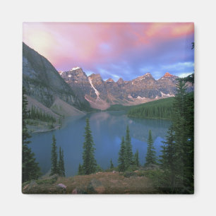 Aimant Canada, Alberta, lac Moraine à l'aube, Banff