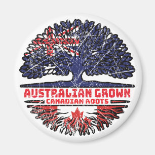 Aimant Canada Australie Australienne Racines d'arbres