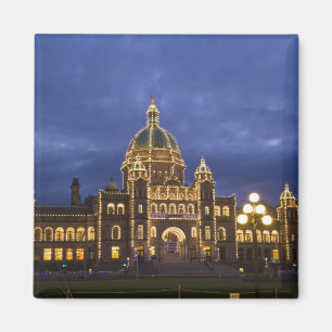 Aimant CANADA, Colombie-Britannique, Victoria. Soir,