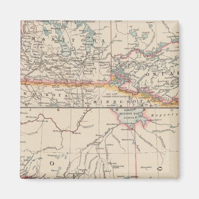 Aimant Canada Ouest (Devant)