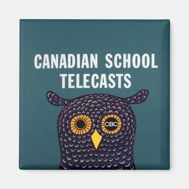 Aimant Canadian School Telecasts (années 1984) (Devant)
