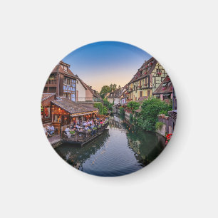 Aimant Canal d'eau Fleur Alsace France