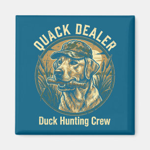Aimant Canard drôle de chasse de canard Labrador Retrieve