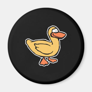 Aimant canard jaune heureux