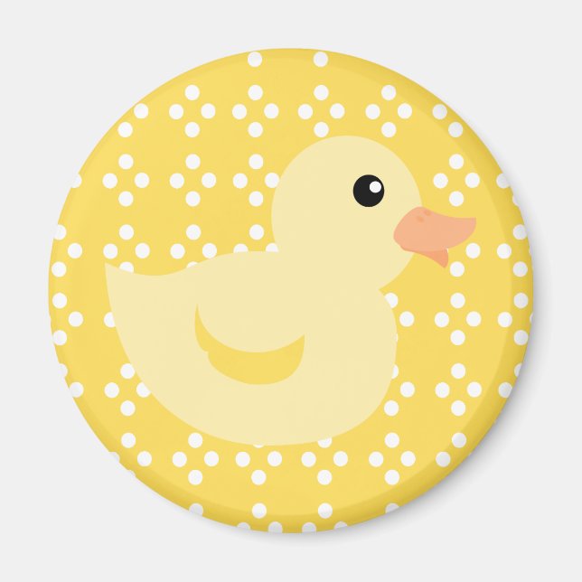 Aimant Canard tacheté en jaune (Devant)