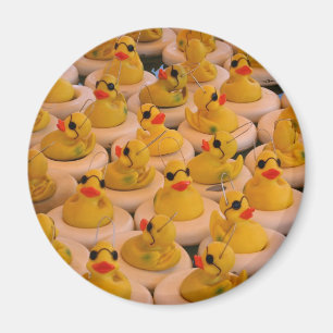 Aimant Canards en caoutchouc jaune 
