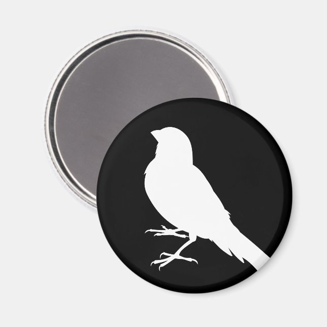 Aimant Canari debout (Recto/Verso)