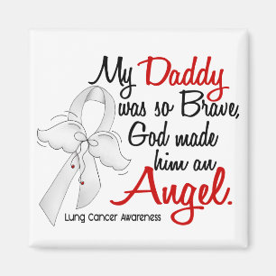 Aimant Cancer de poumon de papa de l'ange 2