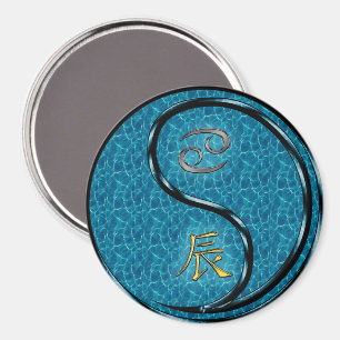 Aimant Cancer & Dragon d'eau