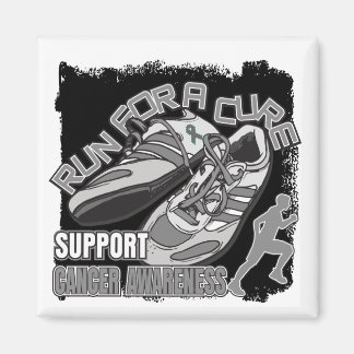 Aimant Cancer Du Cerveau - Les Hommes Courent Pour Un Tra