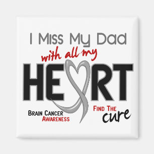 Aimant Cancer du cerveau MON PÈRE ME MANQUE