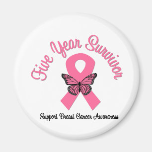 Aimant Cancer du sein Survivant de 5 ans