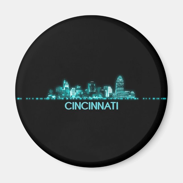 Aimant Cancinnati Skyline (Devant)