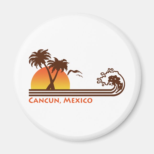 Aimant Cancun Mexique (Devant)