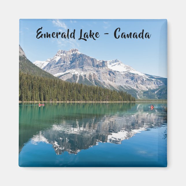 Aimant Canot sur le célèbre lac Emerald - Yoho NP, Canada (Devant)