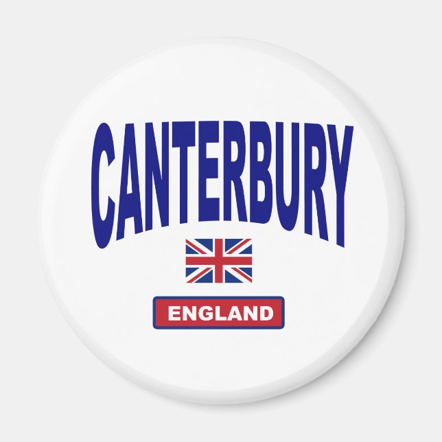 Aimant Canterbury Angleterre (Devant)