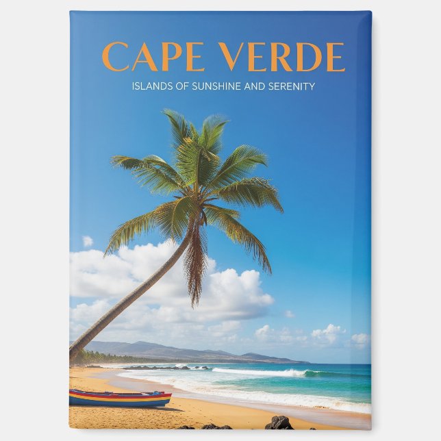 Aimant Cap Vert Voyage (Recto)