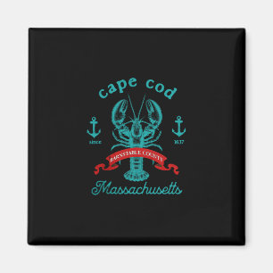 Aimant Cape Cod Ma Pêche au homard Vintage Machusetts Sou