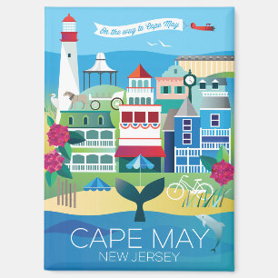 Aimant Cape May, New Jersey Refrigerator