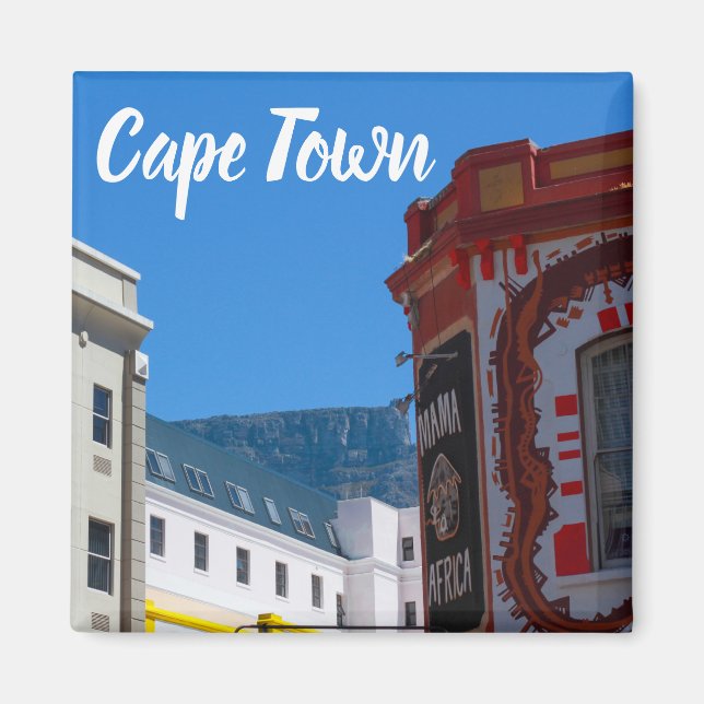 Aimant Cape Town City Long Street Afrique du Sud (Devant)