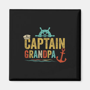 Aimant Capitaine Grand-père Pontoon Lac Marin Pêche Batea