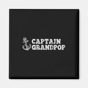 Aimant Capitaine Grandpop Voile Bateau Vintage Bateau Anc