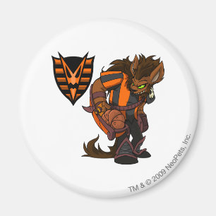 Aimant Capitaine hanté 1 d'équipe en bois