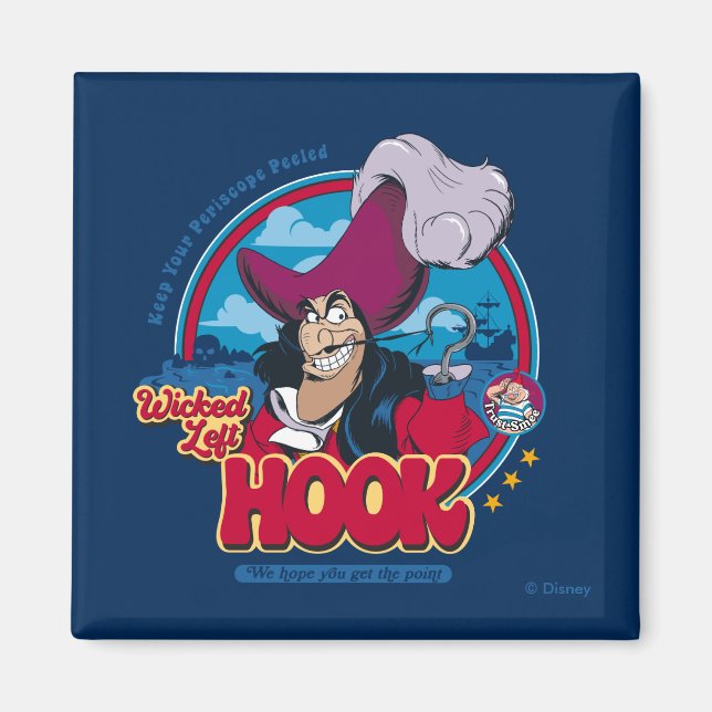 Aimant Capitaine Hook | Crochet gauche (Devant)