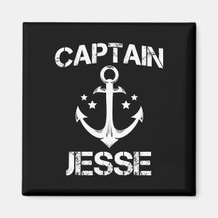 Aimant Capitaine Jesse cadeau de bateau nom d'anniversair