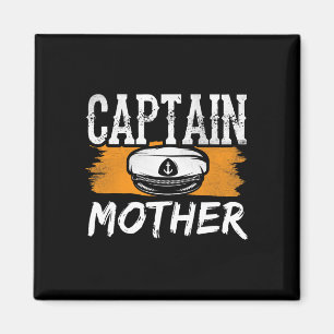 Aimant Capitaine Mère Équipage Bateau Yacht Navire Maman