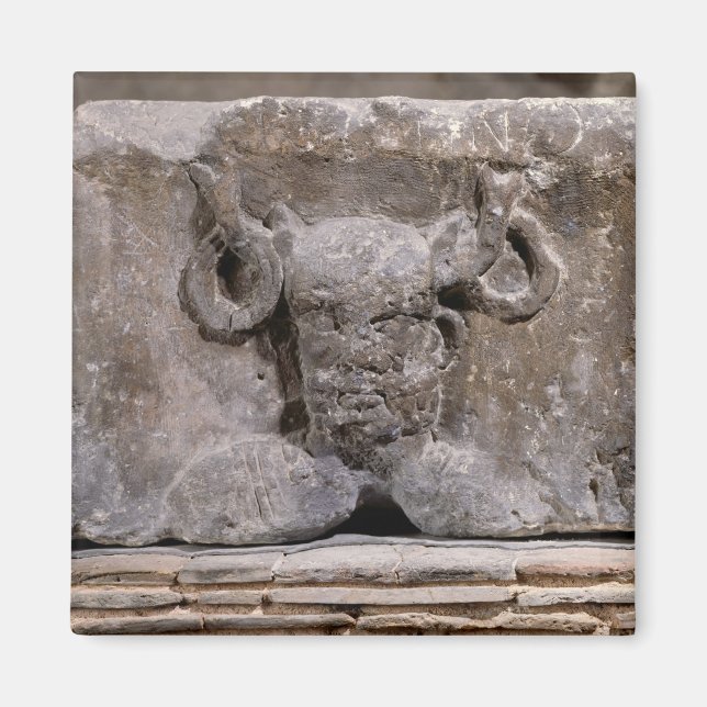 Aimant Capitale du pilier des Nautes représentant Cernunn (Devant)