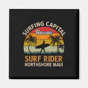 Aimant Capitale du surf Hawaii Surf Rider Northshore Maui