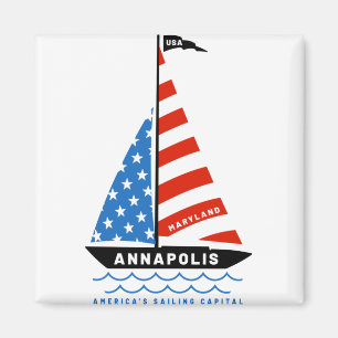 Aimant Capitale maritime d'Annapolis-Amériques