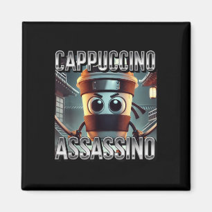 Aimant Cappuccino Ino Amateurs de café Italien Brainrot m