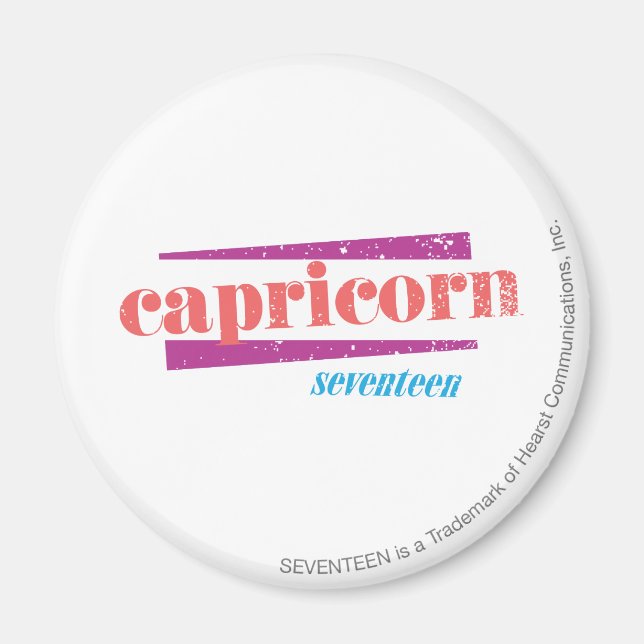 Aimant Capricorne Lt. rose (Devant)