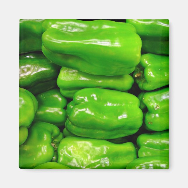 Aimant Capsicum vert frais (Devant)