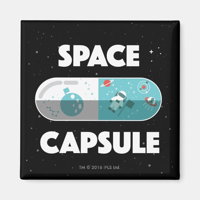 Aimant Capsule spatiale (Devant)