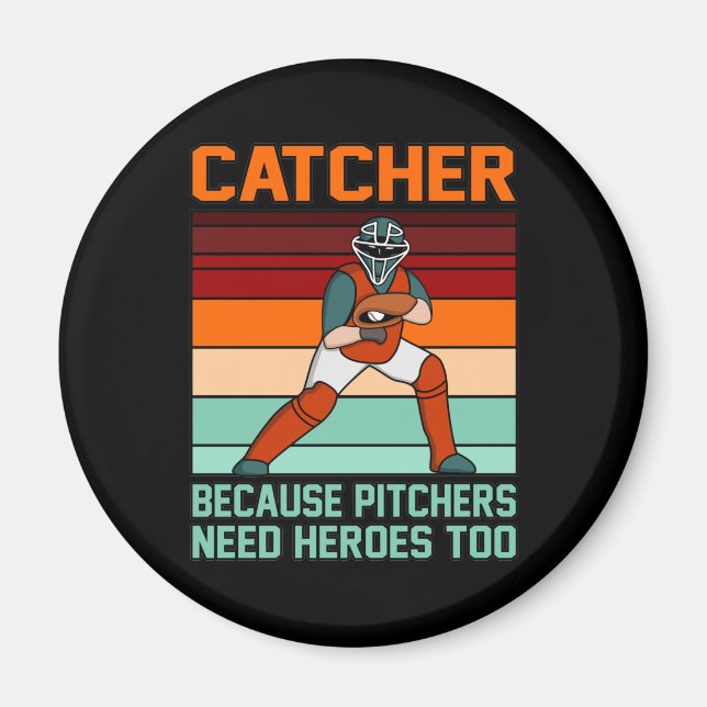 Aimant Capteur de baseball Pitcher Sports Joueur Entraîne (Devant)