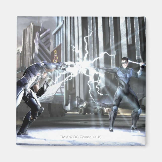 Aimant Capture d'écran : Cyborg vs Nightwing 4 (Devant)