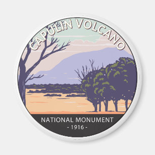 Aimant Capulin Volcano Monument National Nouveau Mexique 