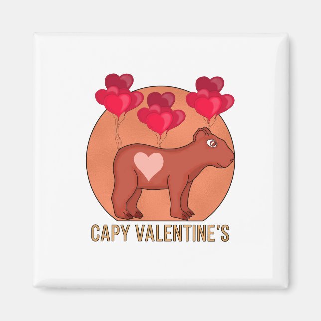 Aimant Capy Valentine's (Devant)