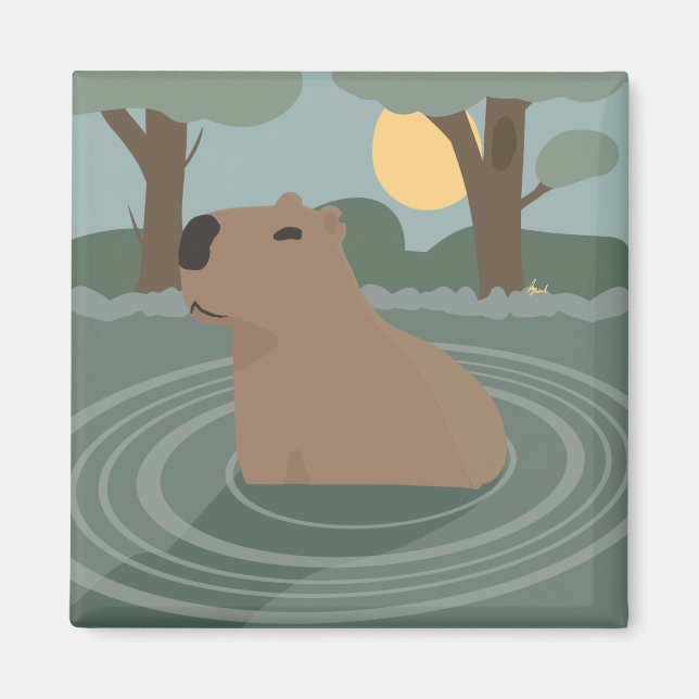 Aimant Capybara (Devant)
