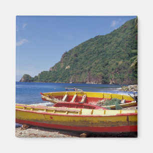 Aimant Caraïbes, BWI, Sainte-Lucie, Sailboats, Soufrièr