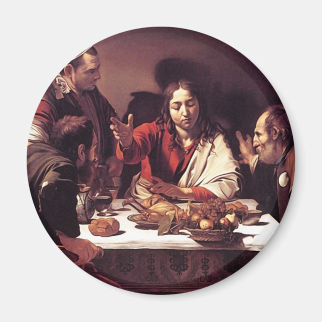 Aimant Caravaggio - Souper à Emmaüs (Devant)