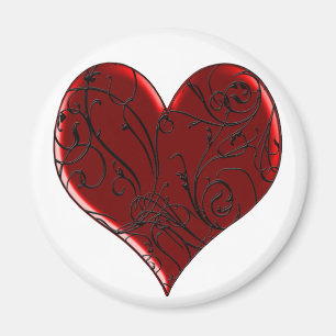 Aimant Cardiaque Peint