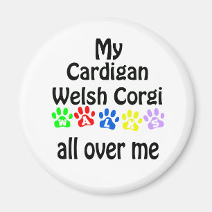 Aimant Cardigan Welsh Corgi Marche Design