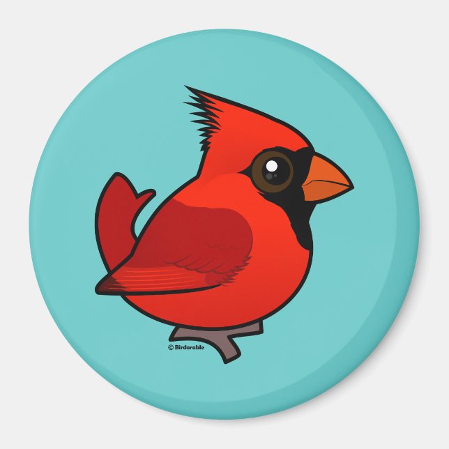 Aimant Cardinal nordique Birdorable (Devant)