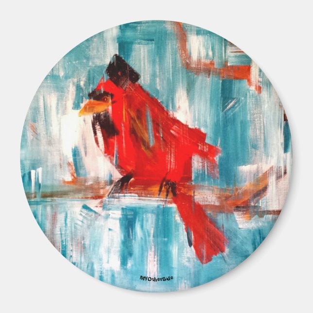 Aimant Cardinal sur Branche (Devant)