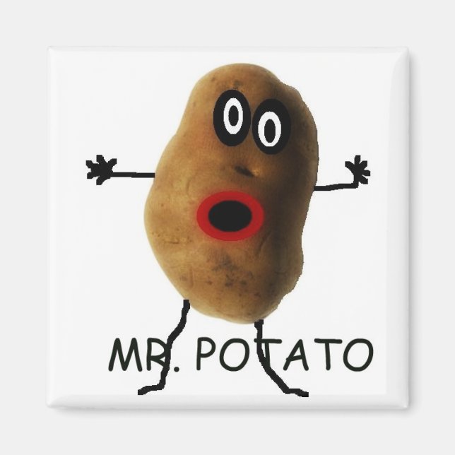 Aimant Caricature de M. Potato (Devant)