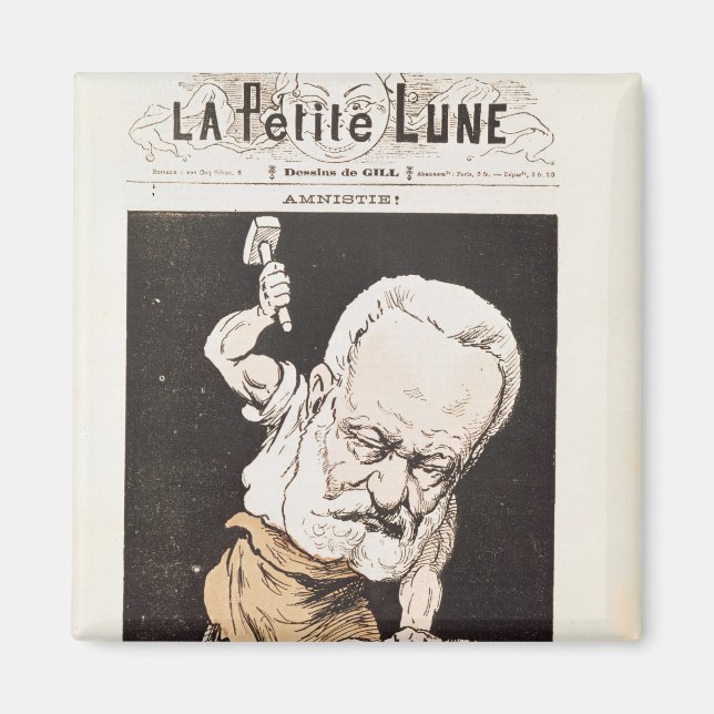 Aimant Caricature de Victor Hugo (Devant)